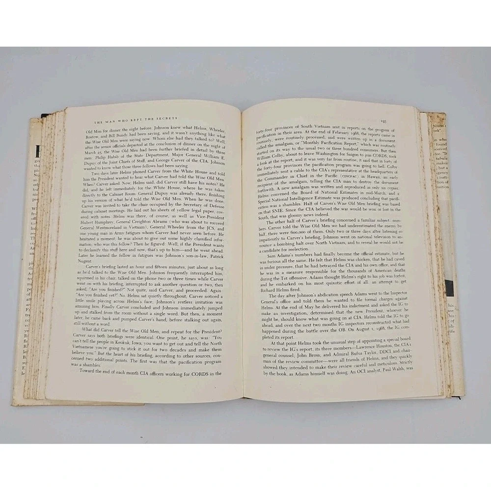 Thomas Powers THE MAN WHO KEPT THE SECRETS  1st Edition‎ 1st Printing